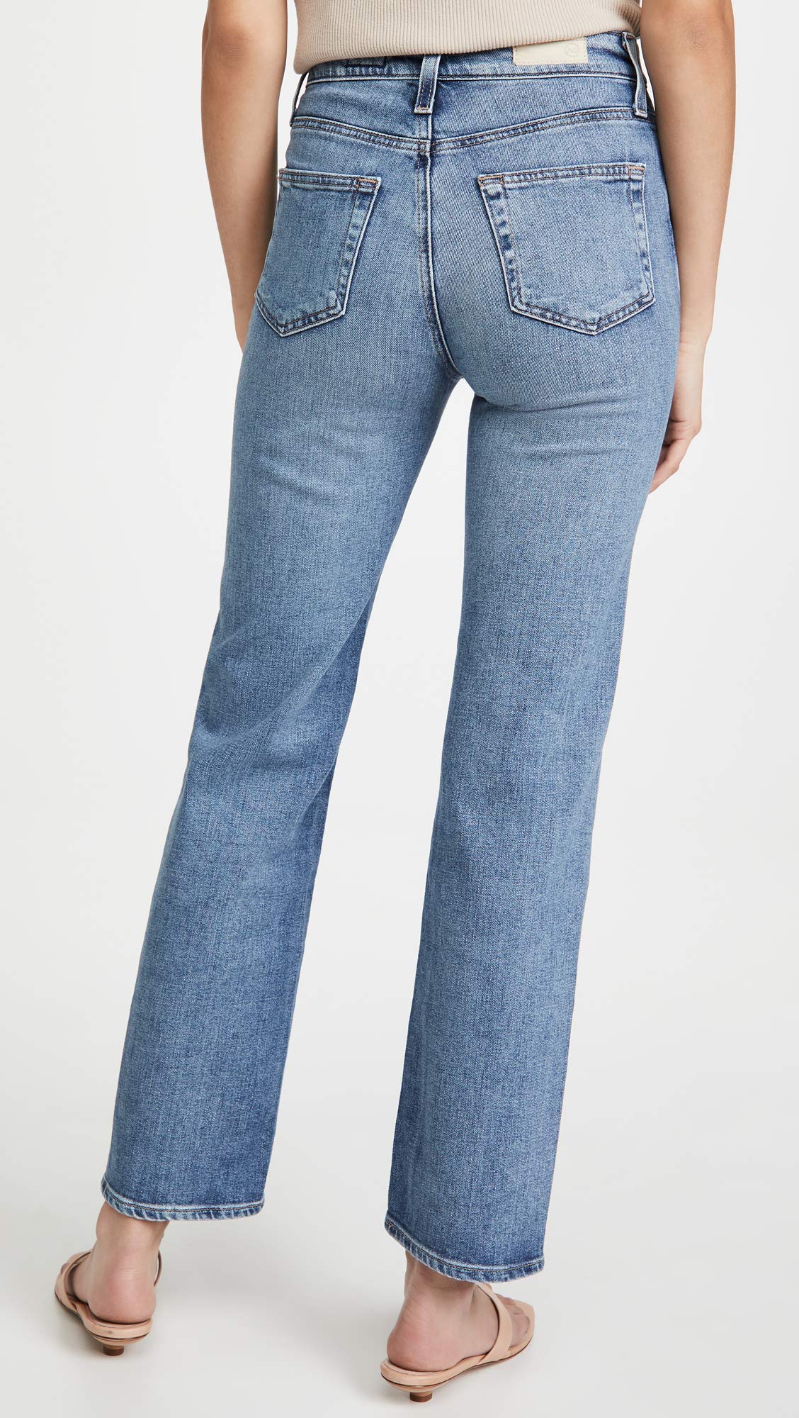 AG Adriano Goldschmied Angled Alexxis Vintage High-Rise Straight in Embrace Embrace 25 31