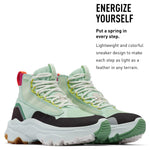 Sorel Women's Kinetic Breakthru Venture Mid Waterproof Shoe 8.5 Sea Sprite, New Cinder