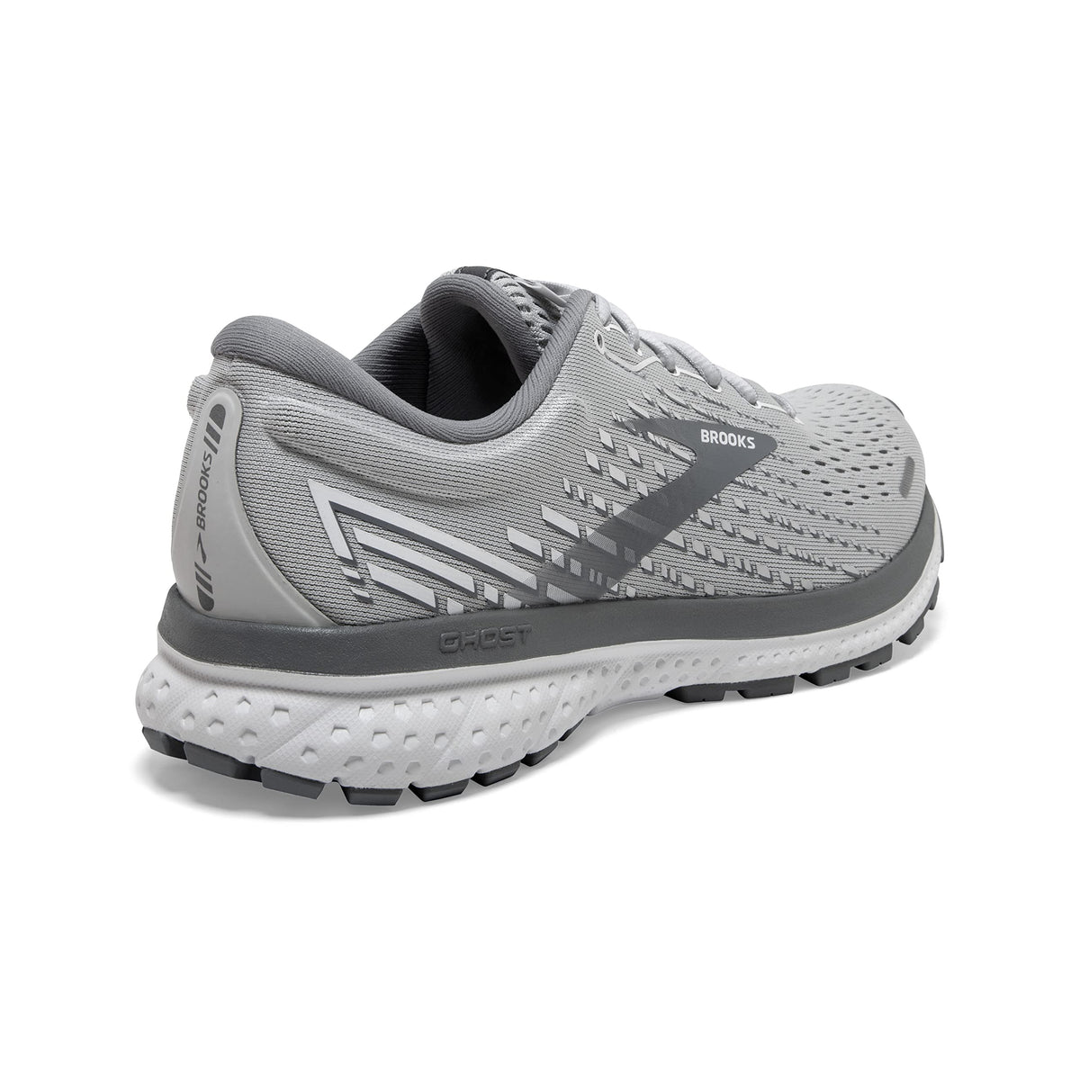 Brooks Women's Ghost 13 Running Shoe - Alloy/Oyster/White - 11.5 Medium