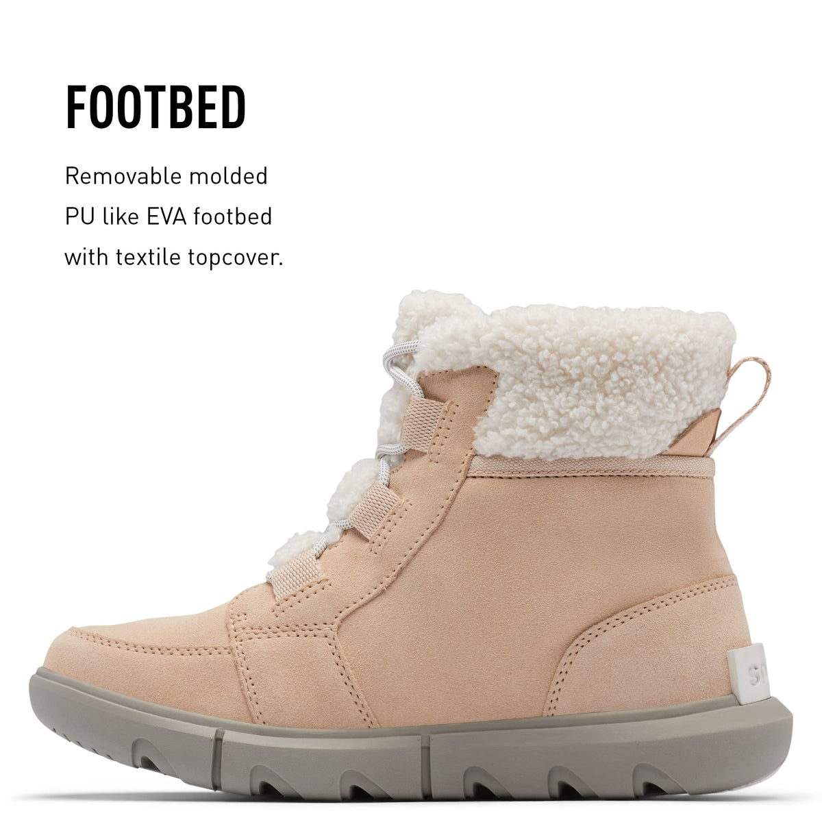 Sorel Women's Explorer II Carnival Cozy Waterproof Boot - Nova Sand, Chrome Grey - Size 12