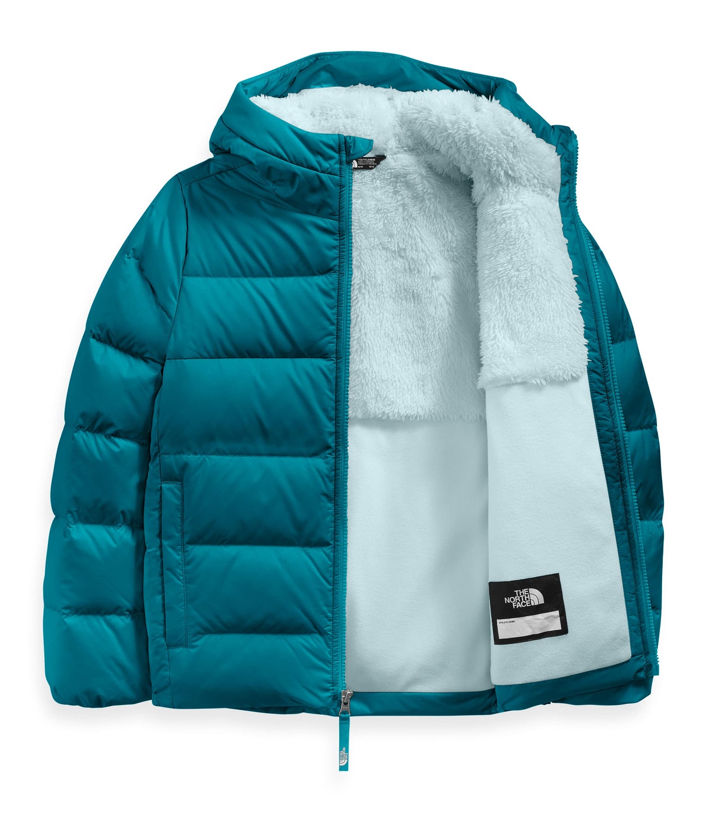 The North Face Youth Moondoggy Hoodie, Deep Lagoon, XS