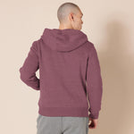 Amazon Essentials Men's Full-Zip Fleece Hoodie (Available in Big & Tall), Purple, Medium