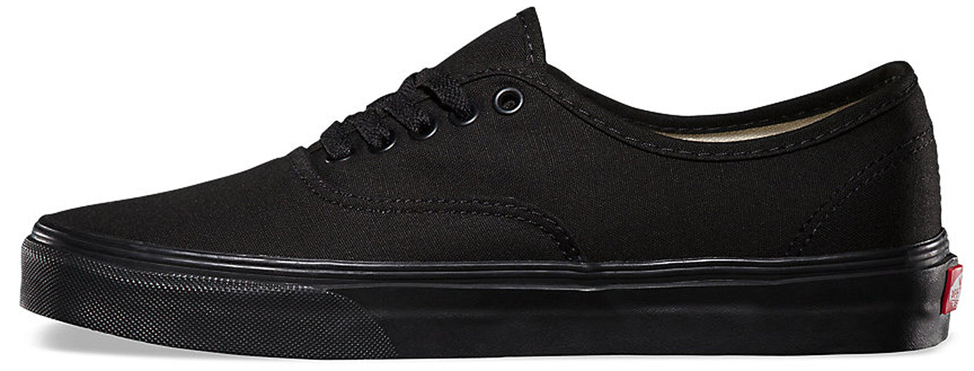 Vans Unisex Authentic Black/Black Canvas VN000EE3BKA Mens 6.5, Womens 8