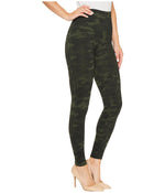 Spanx Look At Me Now Seamless Leggings Green Camo 1X