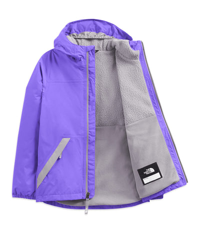 THE NORTH FACE Girls' Warm Storm Waterproof Rain Jacket, Sweet Violet, X-Large