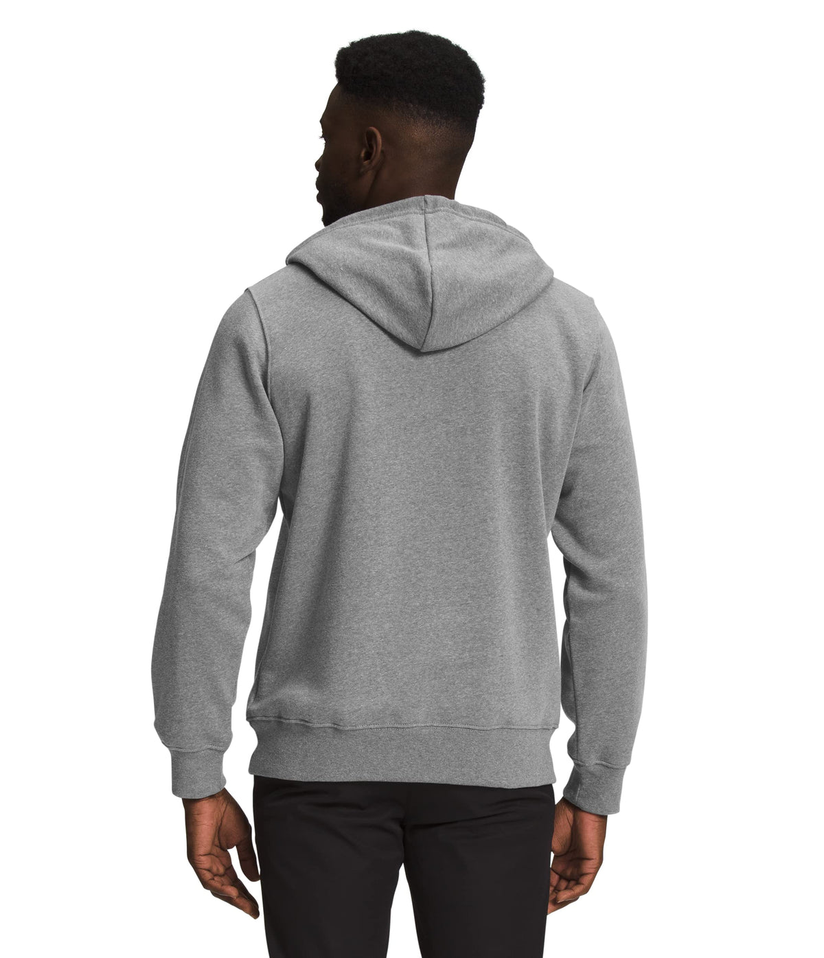 THE NORTH FACE Men's Geo NSE Hoodie, TNF Meld Grey Heather/MIneral Gold, Large