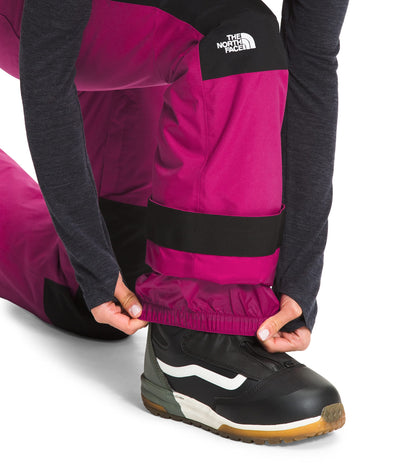THE NORTH FACE Women's About-A-Day Insulated Snow Pant, Roxbury Pink/TNF Black, Medium Short