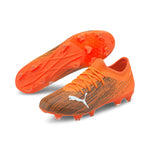 PUMA Men's Football Shoe 10.5 Shocking Orange Puma Black