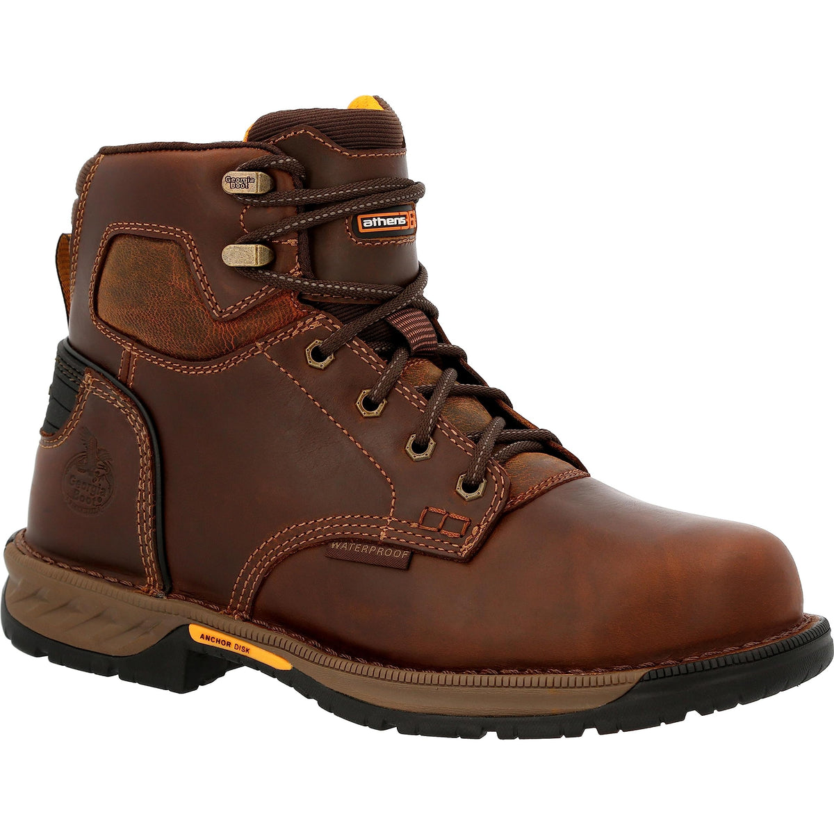 Georgia Boot Men's Athens 360 Industrial Boot, Brown, 12
