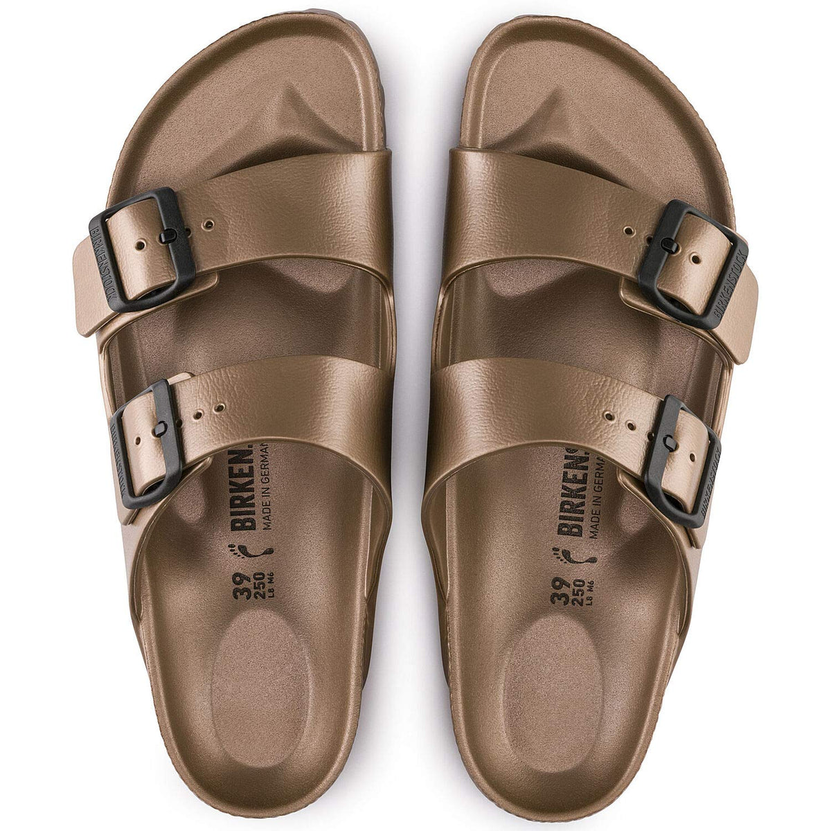 Birkenstock Men's Arizona EVA Slides, Copper, Brown, 12 Medium US