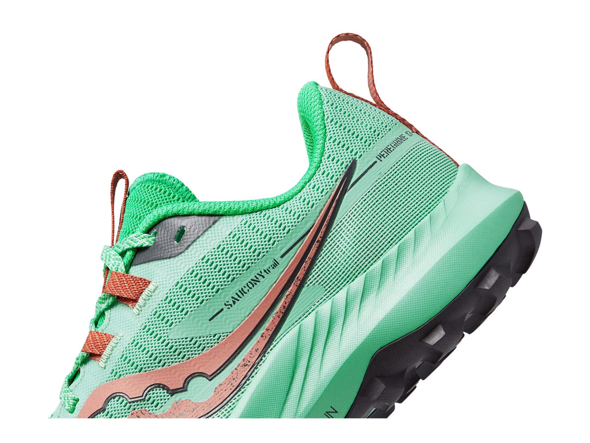 Saucony Women's Peregrine 13 Trail Running Shoe, SPRIG/Canopy, 11.5