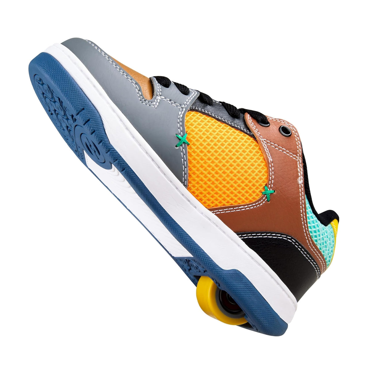 HEELYS Split (Little Kid/Big Kid/Adult) Black/White 7 Men's, 8 Women's M