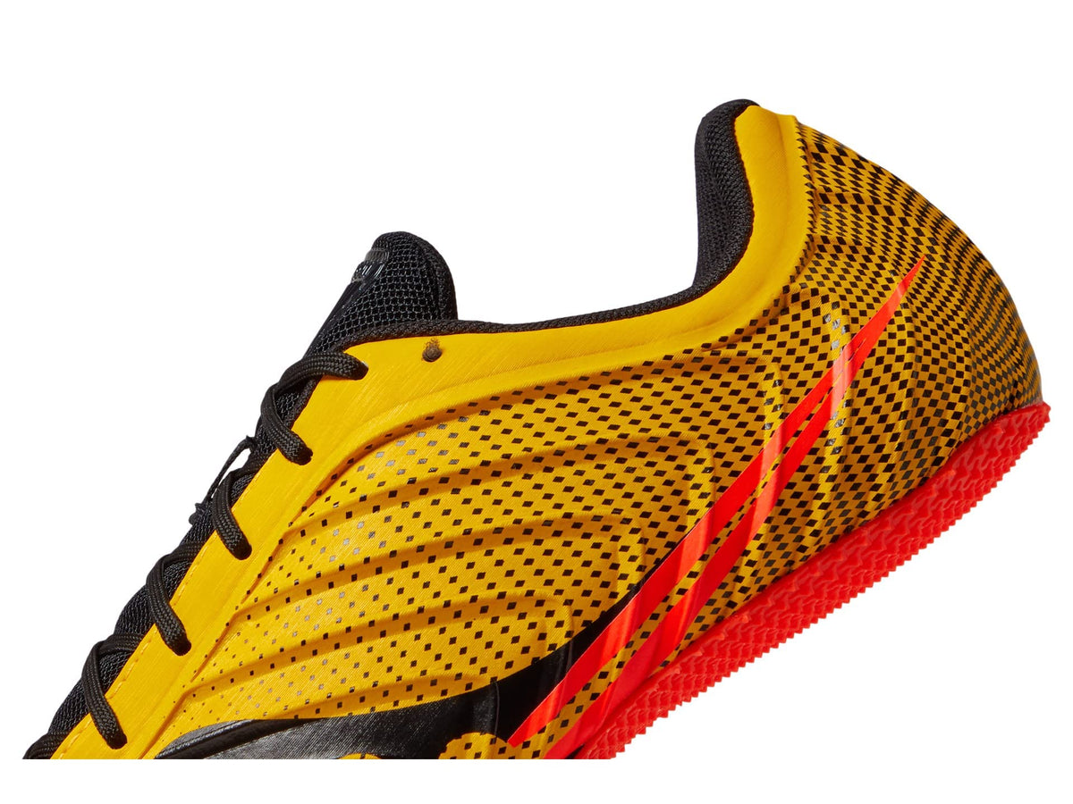 Saucony Women's Spitfire 5 Running Shoe, VIZIGOLD/VIZIRED, 9