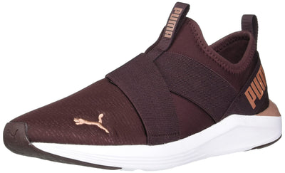 PUMA Prowl Slip-On Shine Women's Sneaker 9 B(M) US Fudge-Rose Gold