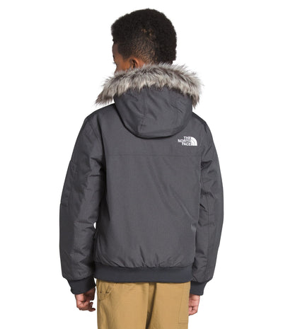 THE NORTH FACE Boys' Gotham Insulated Jacket, Asphalt Grey Heather, X-Small