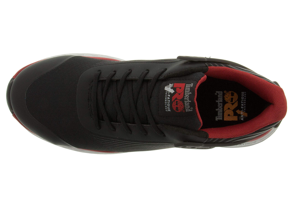 Timberland Men's Drivetrain Composite Safety Toe Electrical Hazard NT 7.5 Black/Red