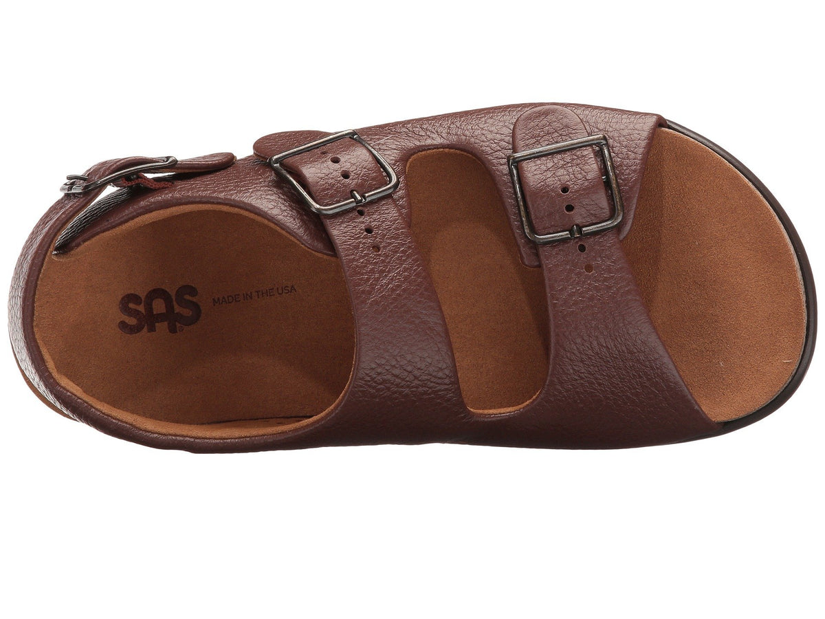 SAS Women's Flat Sandals 12 Narrow Amber