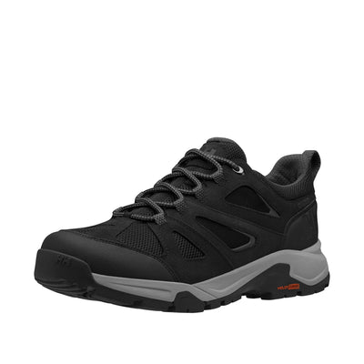 Helly-Hansen Mens Switchback Trail Low HT Performance Lightweight Hiking Sneaker Shoe, 990 Black/Ebony, 11.5