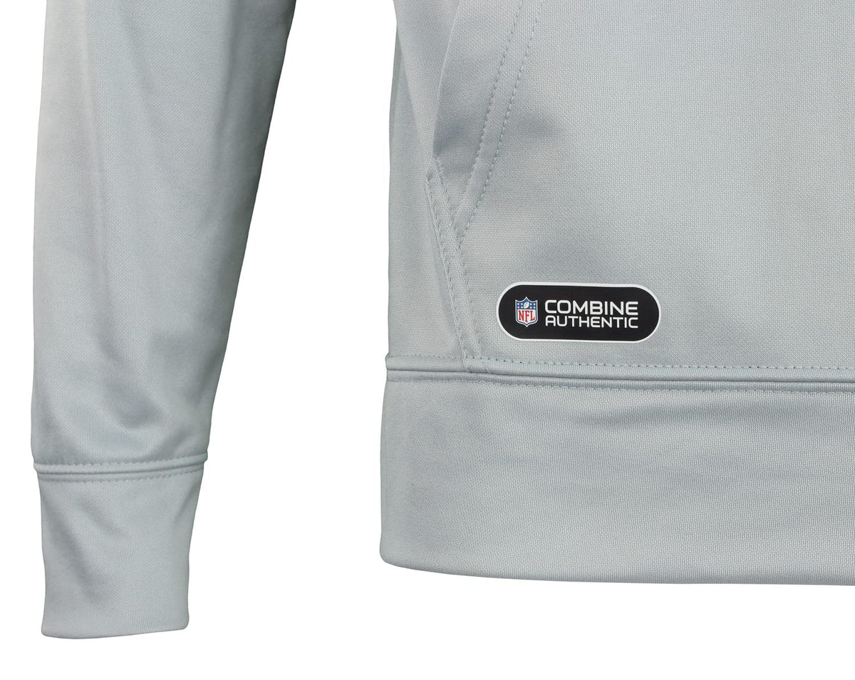 New Era NFL Men's Cool Grey Gametime Pullover Performance Hoodie, Pro Football Sweatshirt, Cincinnati Bengals, Medium