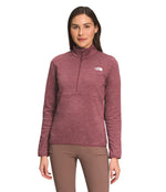 THE NORTH FACE Canyonlands 1/4 Zip Womens Fleece Wild Ginger Heather Sz S