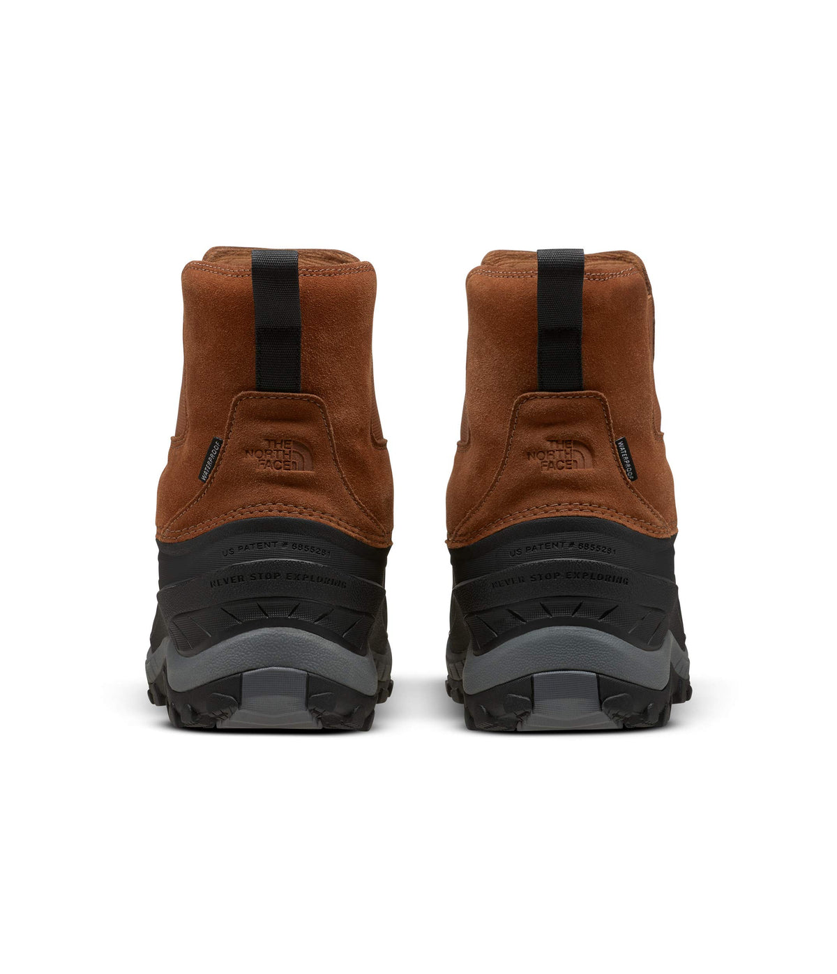 THE NORTH FACE Chilkat IV Pull-On Mens Boots Monks Robe Brown/TNF Black Sz 12.5