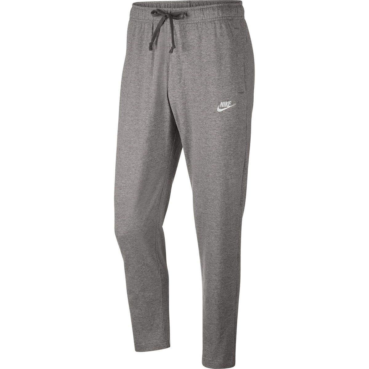 Nike Big & Tall NSW Club Pants Open Hem Jersey Dark Grey Heather/White 3XL
