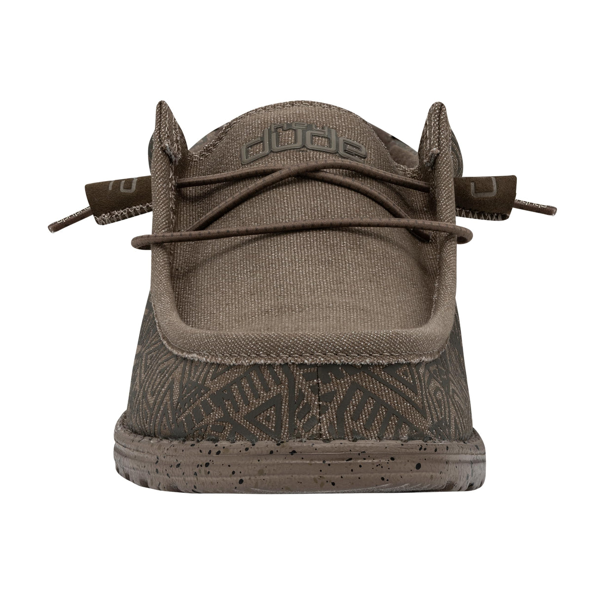 HEYDUDE Men's Wally Stretch Nut Size 14 | Men’s Shoes | Men's Lace Up Loafers | Comfortable & Light-Weight