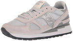 Saucony® Originals Shadow Original Summer Shoes for Women – Rubber Tread Pattern – TPU Heel – Lace-up Closure Grey/Silver 9 B - Medium