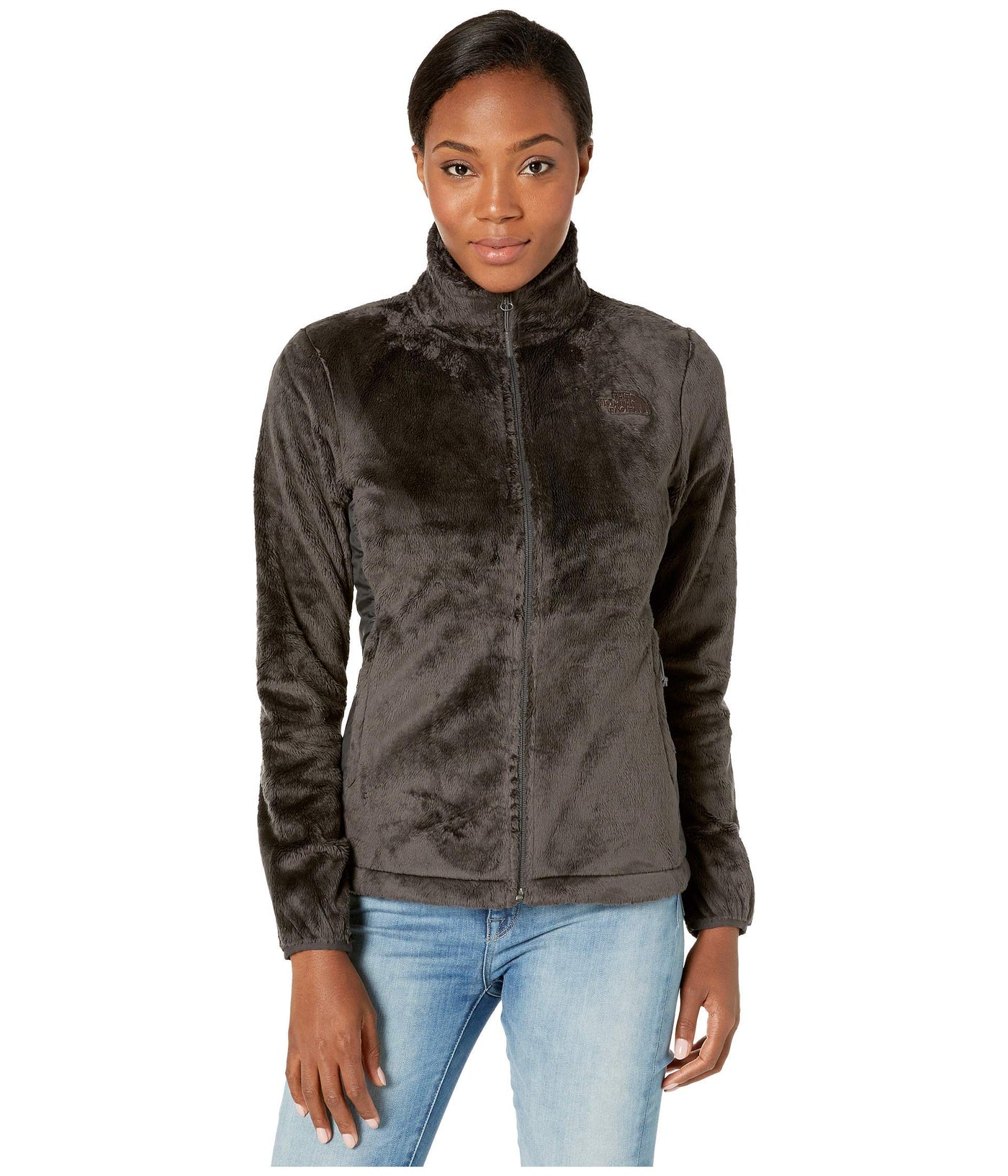 THE NORTH FACE Women's Osito Hybrid Full Zip Jacket, Asphalt Grey, XL