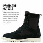 Sorel Women's OTM Caribou Boot — Black, Chalk — Waterproof Suede & Nylon Snow Boots — Size 5