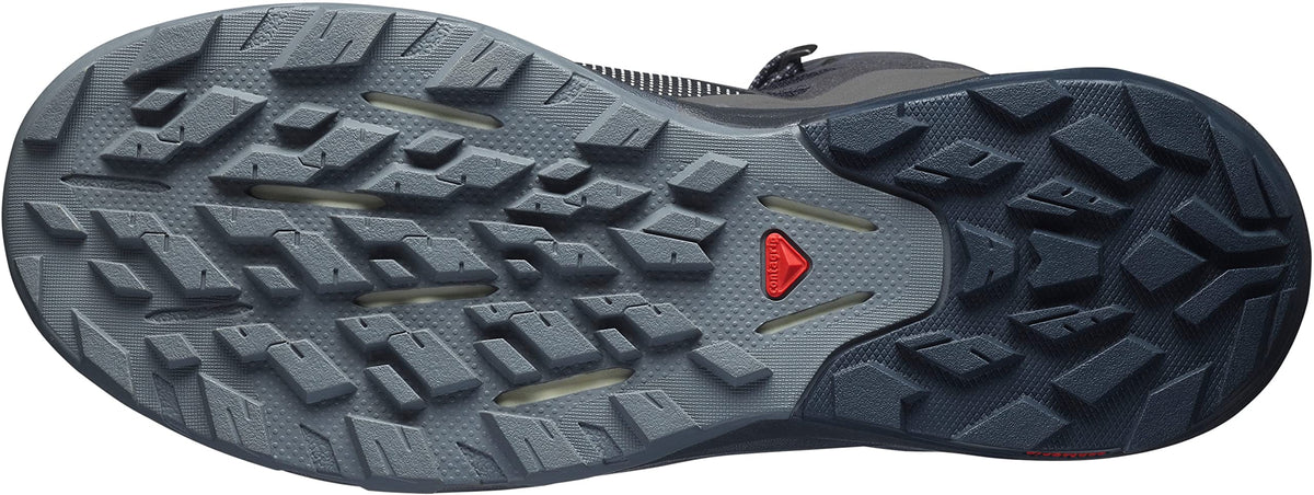 Salomon Men's OUTPULSE Mid Gore-Tex Hiking Boots for Men, Black/Ebony/Vanilla Ice, 8