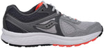 Saucony Women's Cohesion 10 Grey/Peach Running Shoe 7 M US