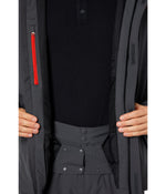 Spyder Men's Wildcard Insulated Ski Jacket, Ebony Volcano, Small