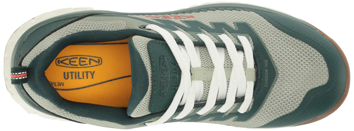 KEEN Utility Women's Arvada Low Height Composite Toe Breathable Industrial Work Sneaker 11 Sea Moss/Desert Sage