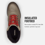 Sorel Women's Lexie Wedge Felt 5 Touchy-quarry