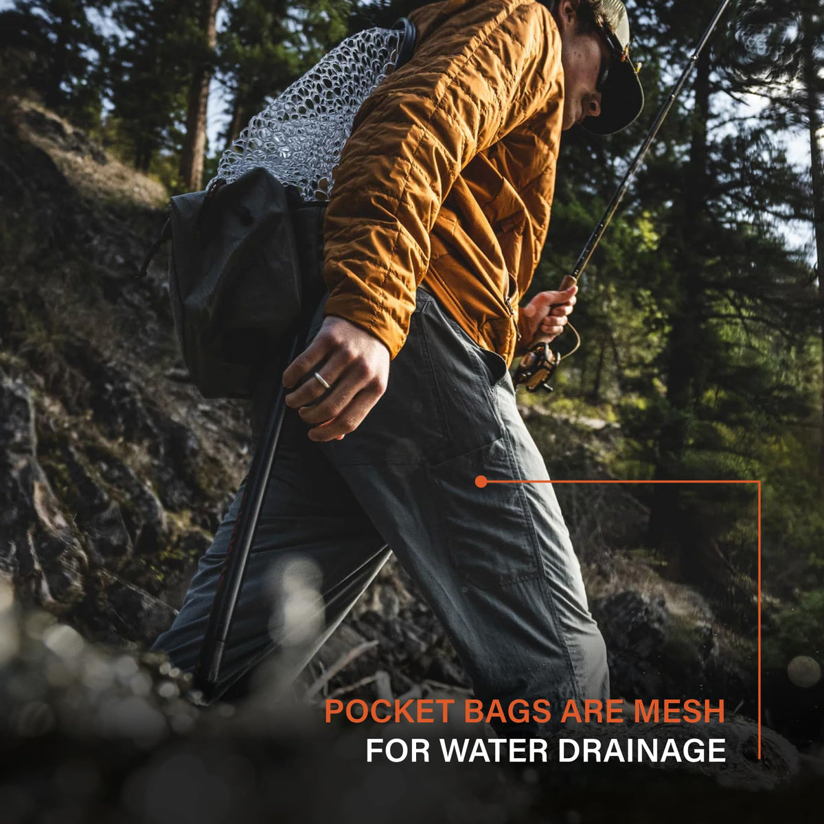 Simms Men's Superlight Pant - Premium Lightweight Fishing Pants, Quick-Dry, Breathable, UPF 50+ Sun Protection, Ideal for Outdoor Activities (Ocean Breeze, 32 Regular)