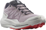 SALOMON Women's Leisure and Sportwear Sneaker, Quail Lunar Rock Poppy Red, 8.5 AU