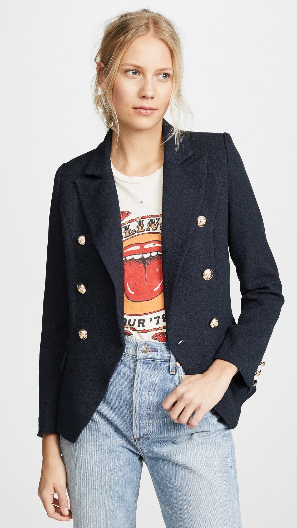 Lioness Women's Palermo Blazer, Navy, Blue, XXXL