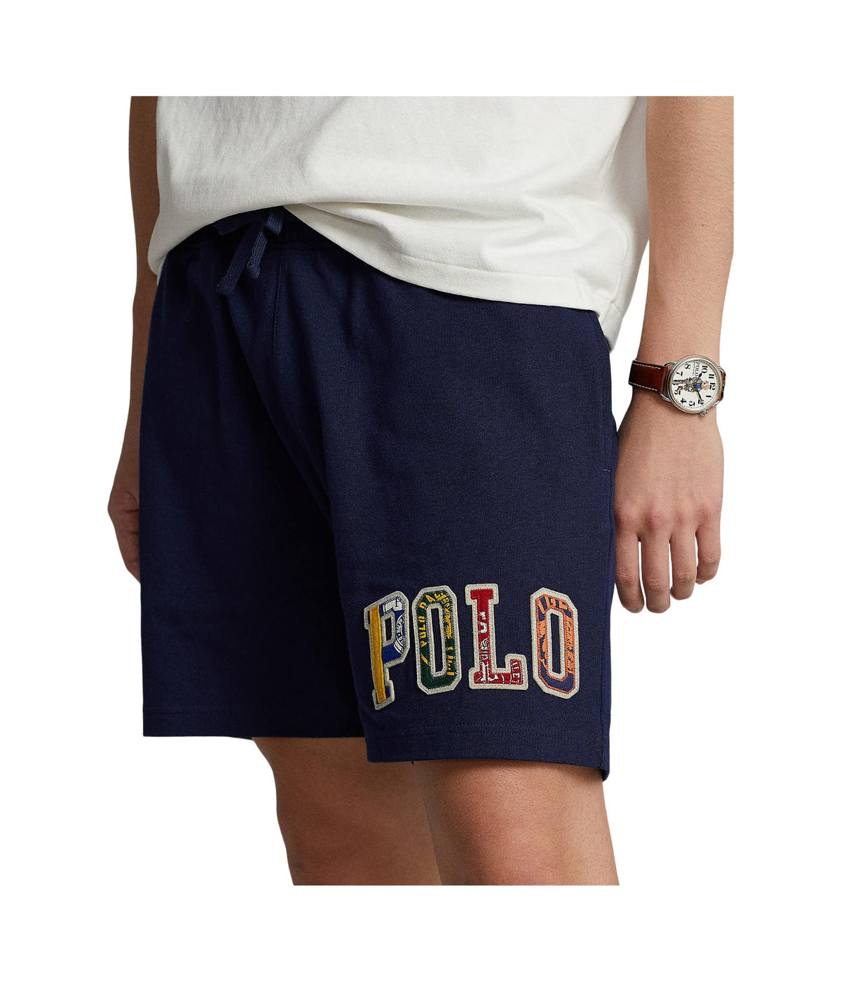 POLO RALPH LAUREN 6" Logo Jersey Shorts Cruise Navy LG 6