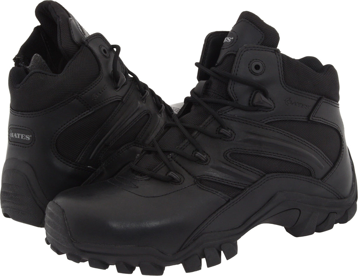 Bates Footwear Delta 6" Side Zip Black 10 D (M)