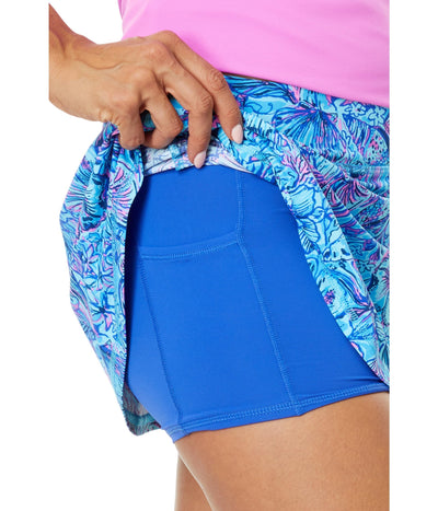 Lilly Pulitzer Aila Skort UPF 50+ Breakwater Blue Shells and Bells XS 13