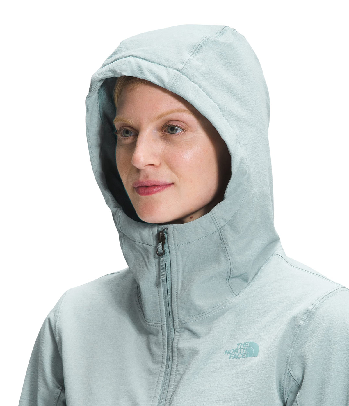 THE NORTH FACE Women's Shelbe Raschel Fleece Hooded Jacket (Standard and Plus Size), Silver Blue Heather, Medium