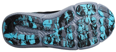 Under Armour Men's Charged Assert 10, (003) Black/Black/Blue Surf, 7.5, US