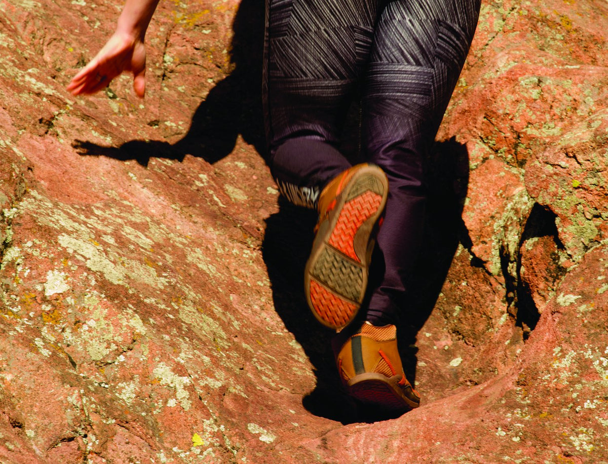 Xero Shoes DayLite Hiker - Men's Barefoot-Inspired Minimalist Lightweight Hiking Boot - Zero Drop Trail Shoe Cinnamon Red