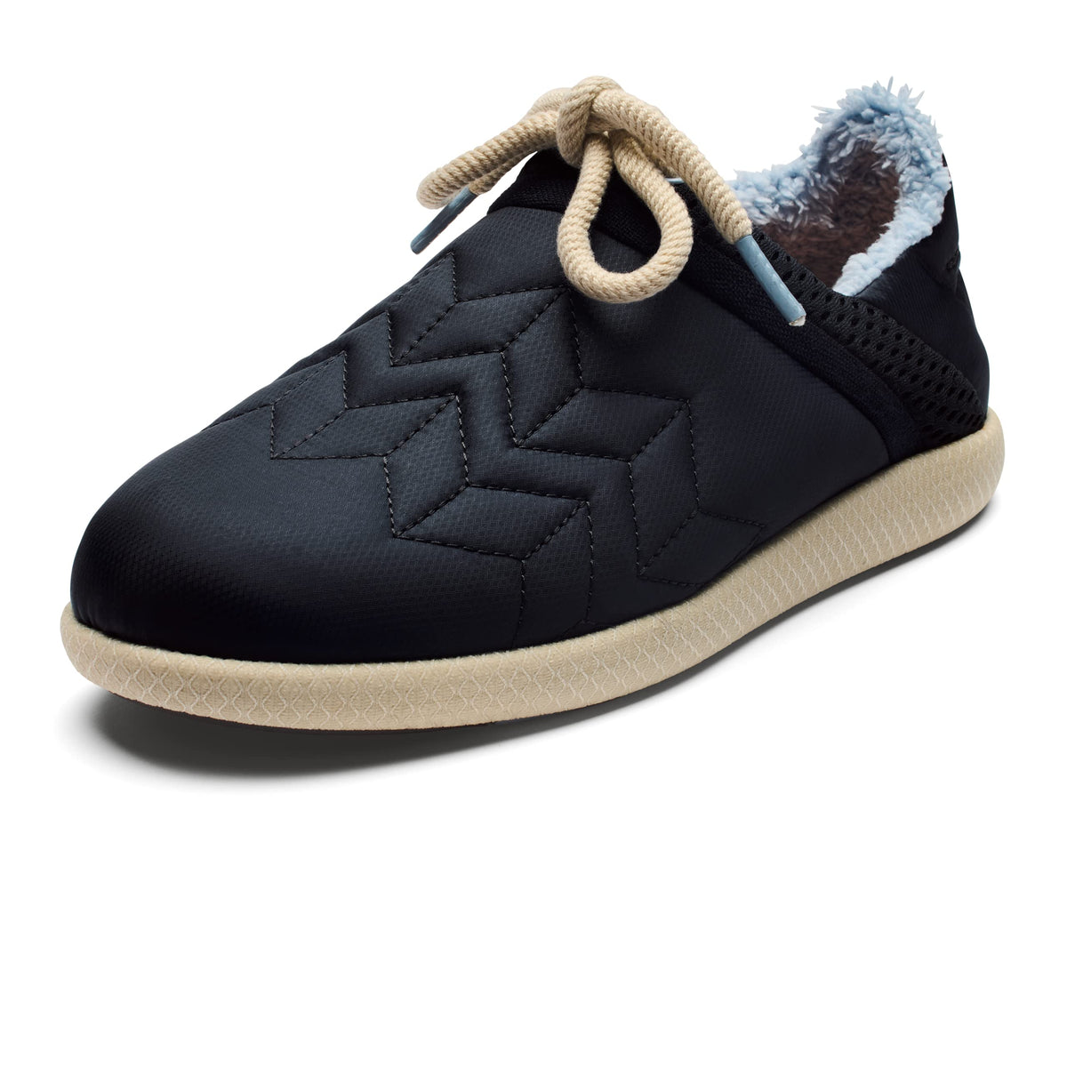 OLUKAI Mahiki Women's Slipper Sneaker, Indoor & Outdoor Wear, Removable & Washable Footbed & Ultra-Soft Comfort Fit, Black/Black, 9