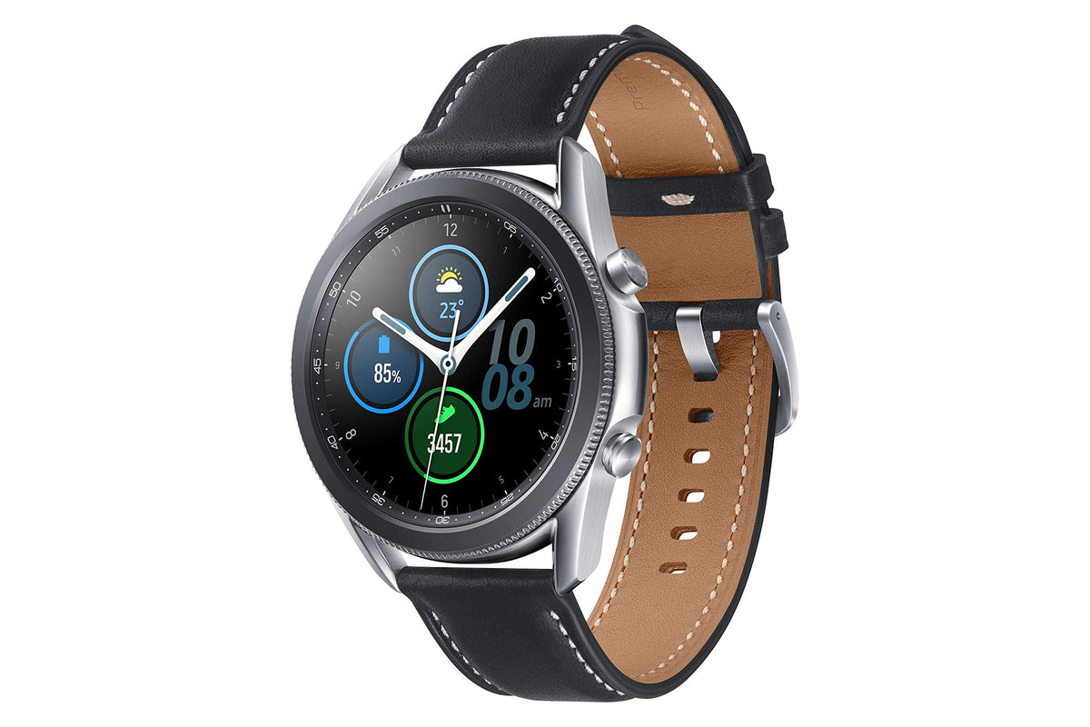 Samsung Galaxy Watch3 R840 Smartwatch (45mm Stainless Steel) International Version - Mystic Silver