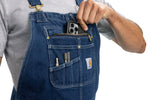 Carhartt Men's Loose Fit Denim Bib Overall 40W x 28L Darkstone