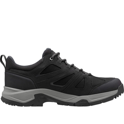 Helly-Hansen Mens Switchback Trail Low HT Performance Lightweight Hiking Sneaker Shoe, 990 Black/Ebony, 11.5