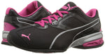 PUMA Womens Tazon 6 Cross Trainer 7.5 Puma Black-puma Silver-beetroot Purple