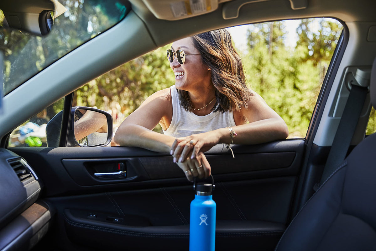 Hydro Flask 21 oz. Standard Mouth Water Bottle with Sport Cap- Stainless Steel, Reusable, Vacuum Insulated Olive